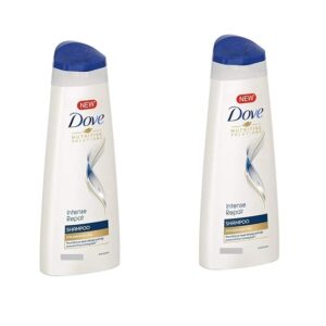 Dove Intense Repair Shampoo For Damaged Hair, Enriched with Fiber Actives, Repairs Hair Damage , Makes Hair Smooth And Strong , 180 ml